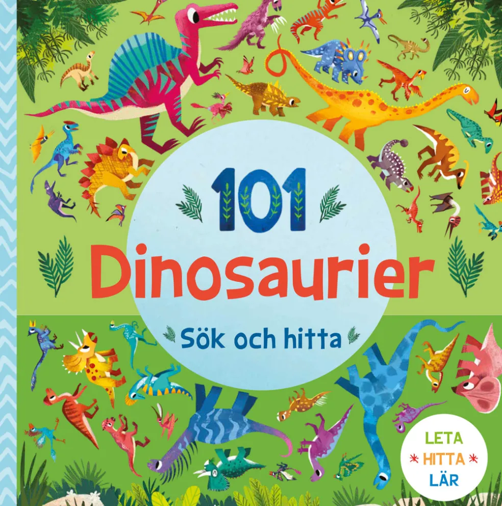 101 dinosaurier : sök och hitta