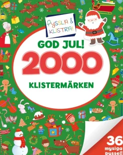2000 klistermärken. God jul!