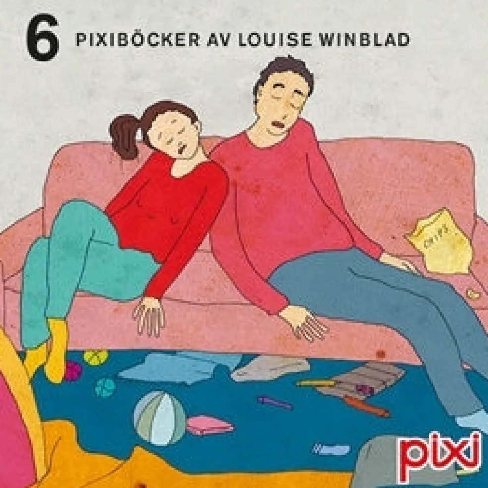 6 pixiböcker med