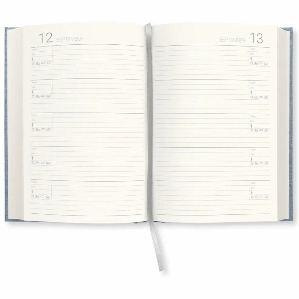 5 year diary A5 Transparent Black 5 vuoden päiväkirja Paperstyle