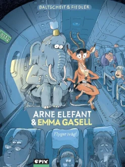 Arne Elefant och Emma Gasell flyger iväg!