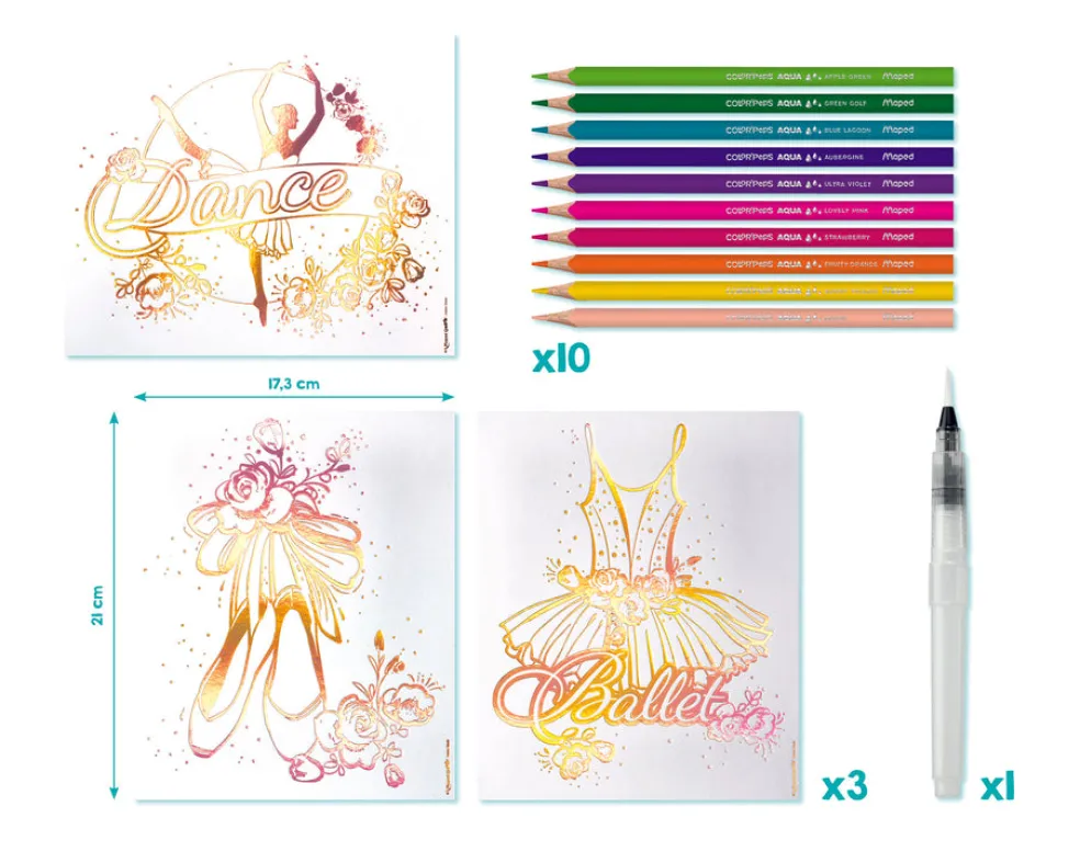 Askartelusetti Aqua Art Dance Maped