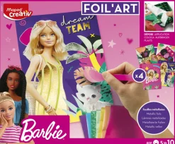 Askartelusetti Foil Art Barbie Maped