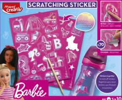 Askartelusettti raaputustarrat Barbie Maped