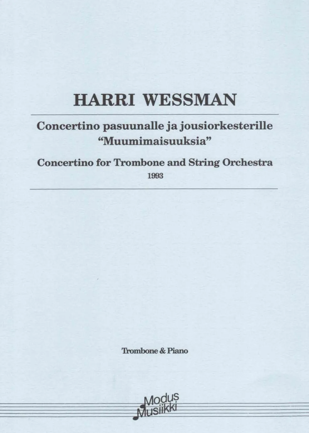 Concertino pasuunalle ja jousiorkesterille
