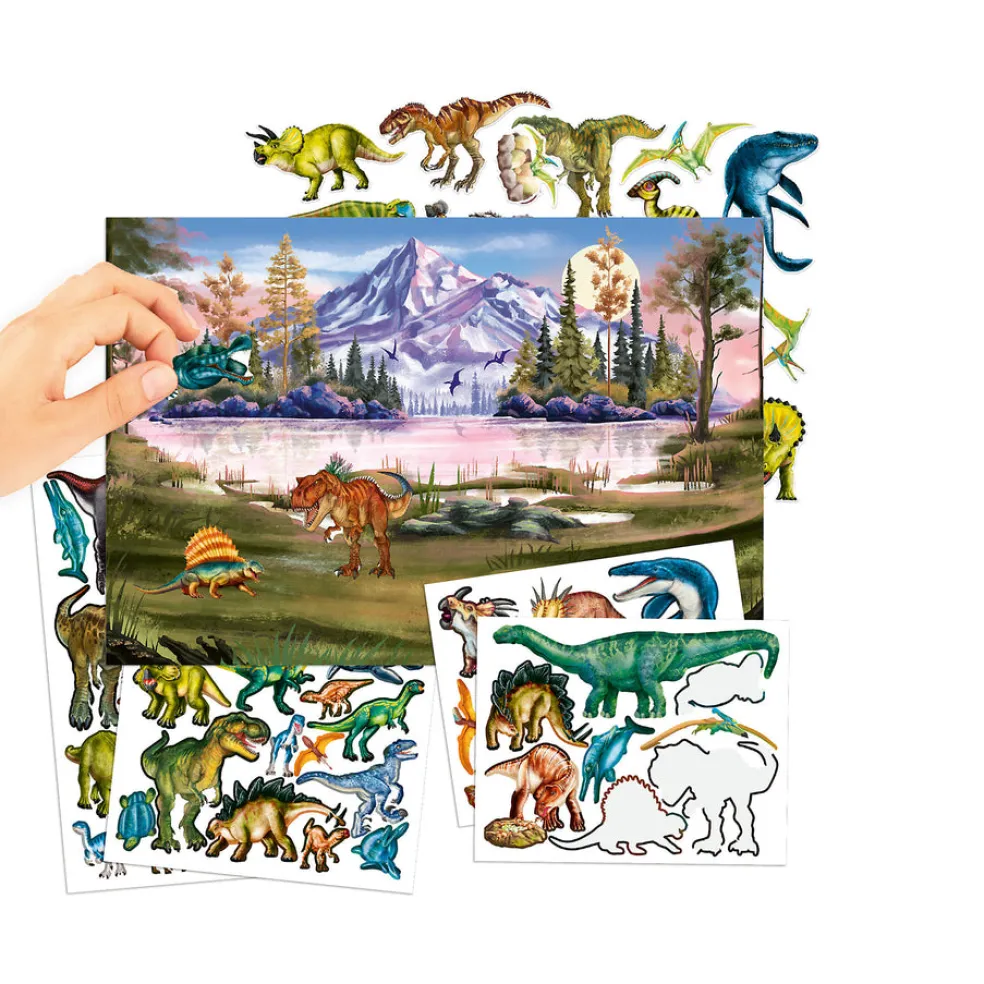 Dino World Tarrakirja Puffy