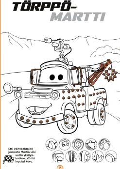 Disney Autot Tien päällä Menevää puuhaa