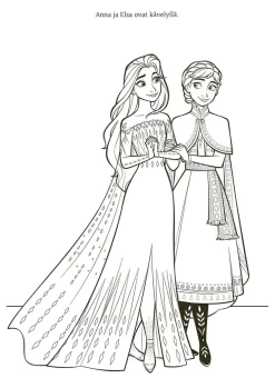 Disney Frozen Pohjoisen taikaa värityskirja