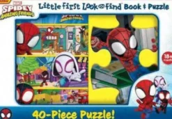 Disney Junior Marvel Spidey and His Amazing Friends: Little First Look and Find Book & Puzzle