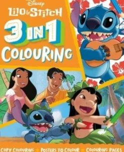 Disney Lilo & Stitch: 3 in 1 Colouring