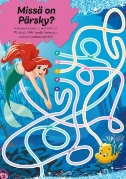Disney Prinsessat Arielin maailma puuhakirja