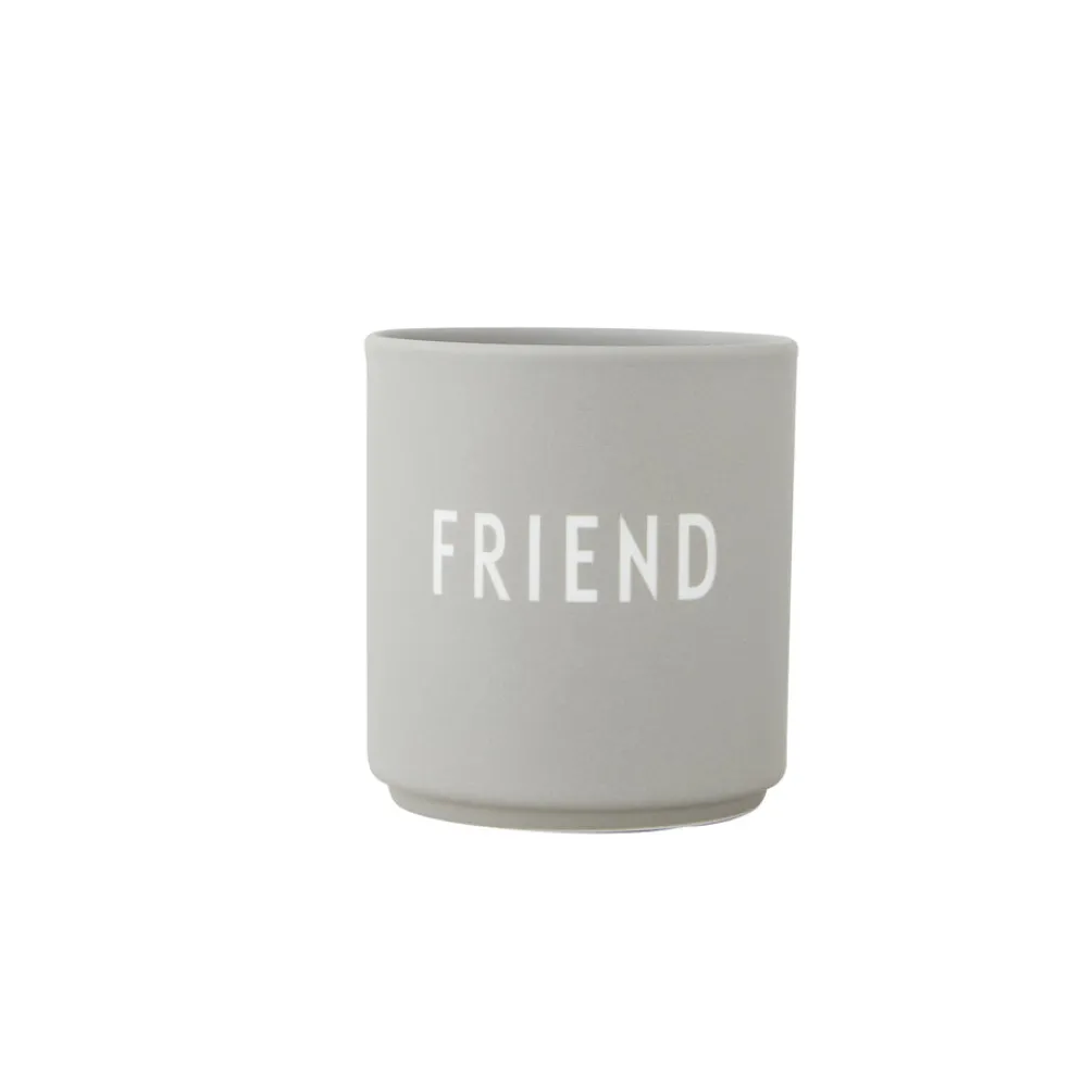 Favourite cup Friend, Design Letters harmaa
