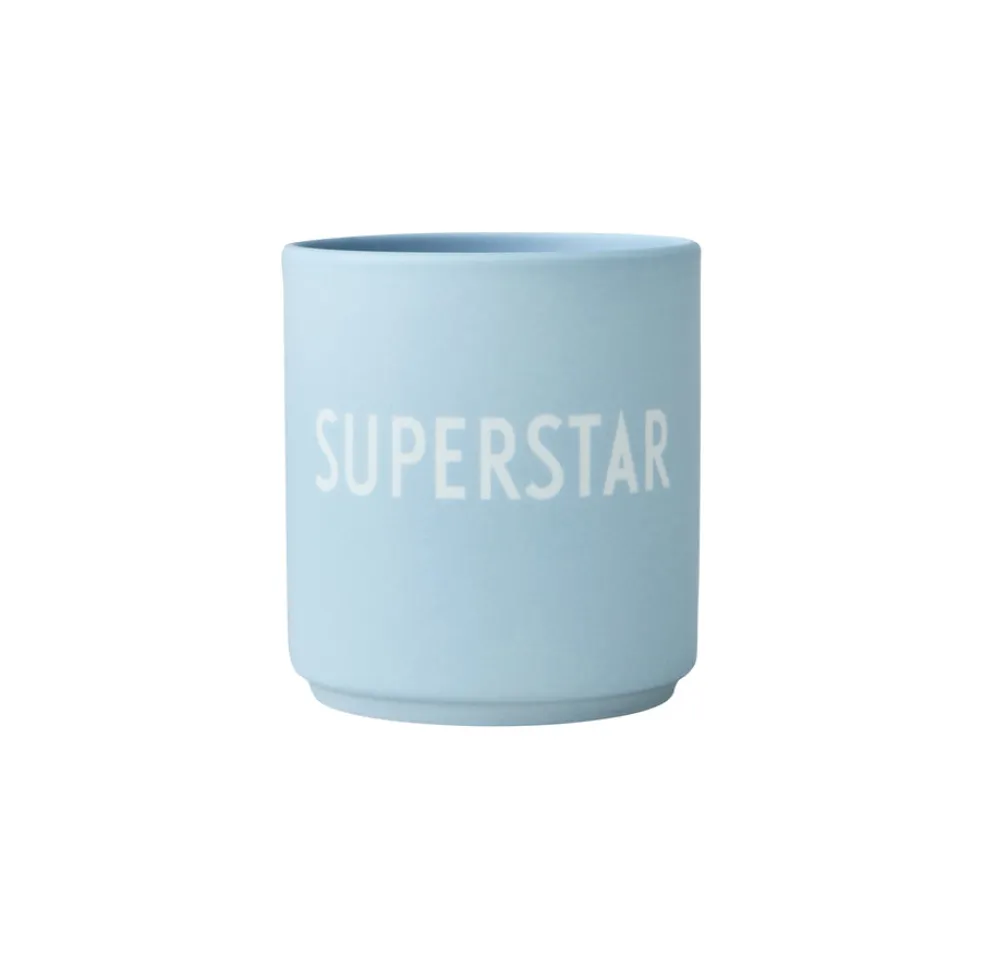 Favourite cup Superstar Design Letters, vaaleansininen