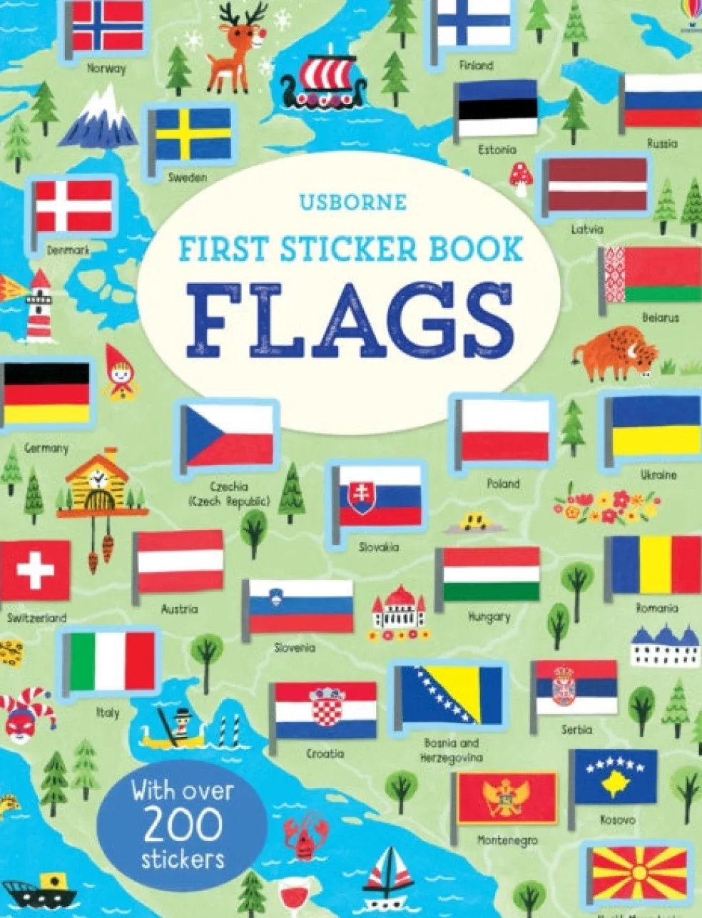 First Sticker Book Flags