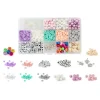 Helmiaskartelusetti pastellihelmet ja kirjaimet