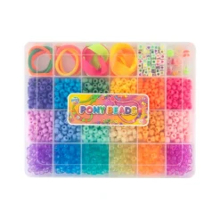 Helmiaskartelusetti Pony Beads & koristeet rasiassa