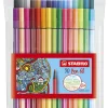 Huopakynä Stabilo Pen 68, 30 väriä