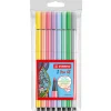 Huopakynä Stabilo Pen 68 pastelli 8 väriä