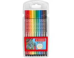 Huopakynä Stabilo Pen 68/10 väriä