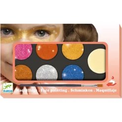 Kasvovärit metallic Djeco