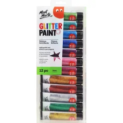 Kimalleväri 12 x 36ml Mont Marte Kids