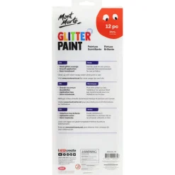 Kimalleväri 12 x 36ml Mont Marte Kids