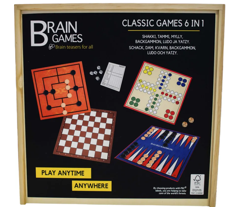 KLASSIKKOPELIT 6 IN 1