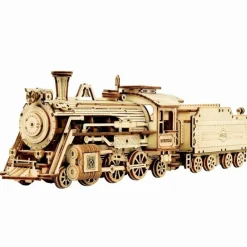 Koottava puinen pienoismalli Prime Steam Express