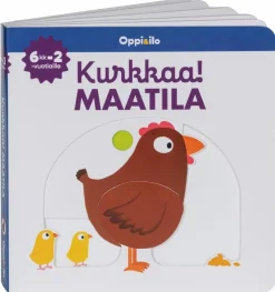 Kurkkaa! Maatila -pahvikirja 0-3 v