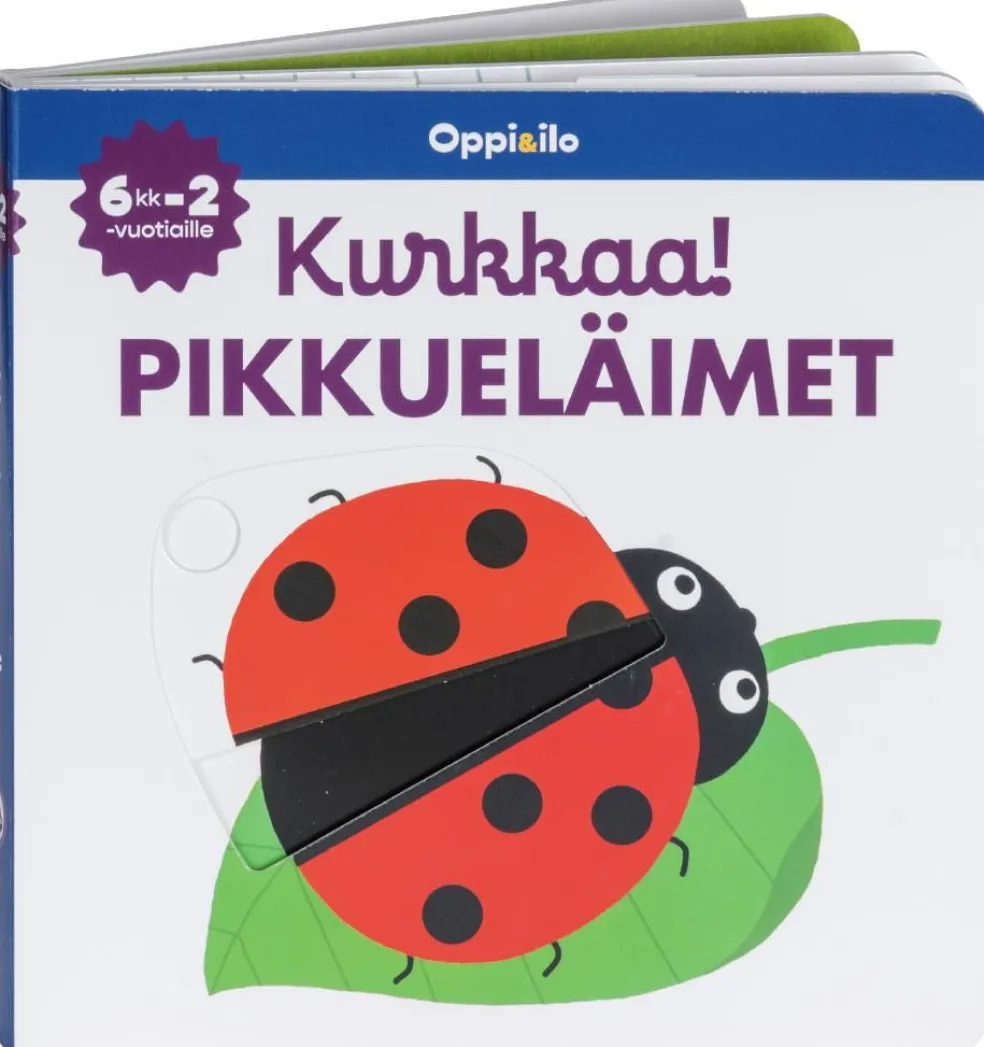Kurkkaa! PIKKUELÄIMET -pahvikirja 0-3 v