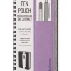 Kynätasku kirjan kanteen Aubergine Bookaroo