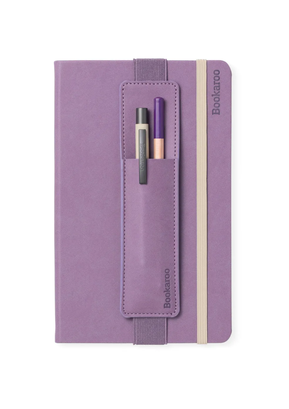 Kynätasku kirjan kanteen Aubergine Bookaroo
