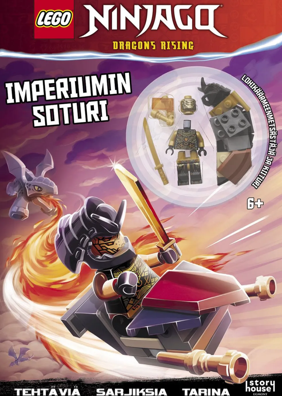 LEGO Ninjago Imperiumin soturi puuhakirja lelulla