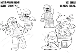 LEGO Ninjago Iso värityskirja