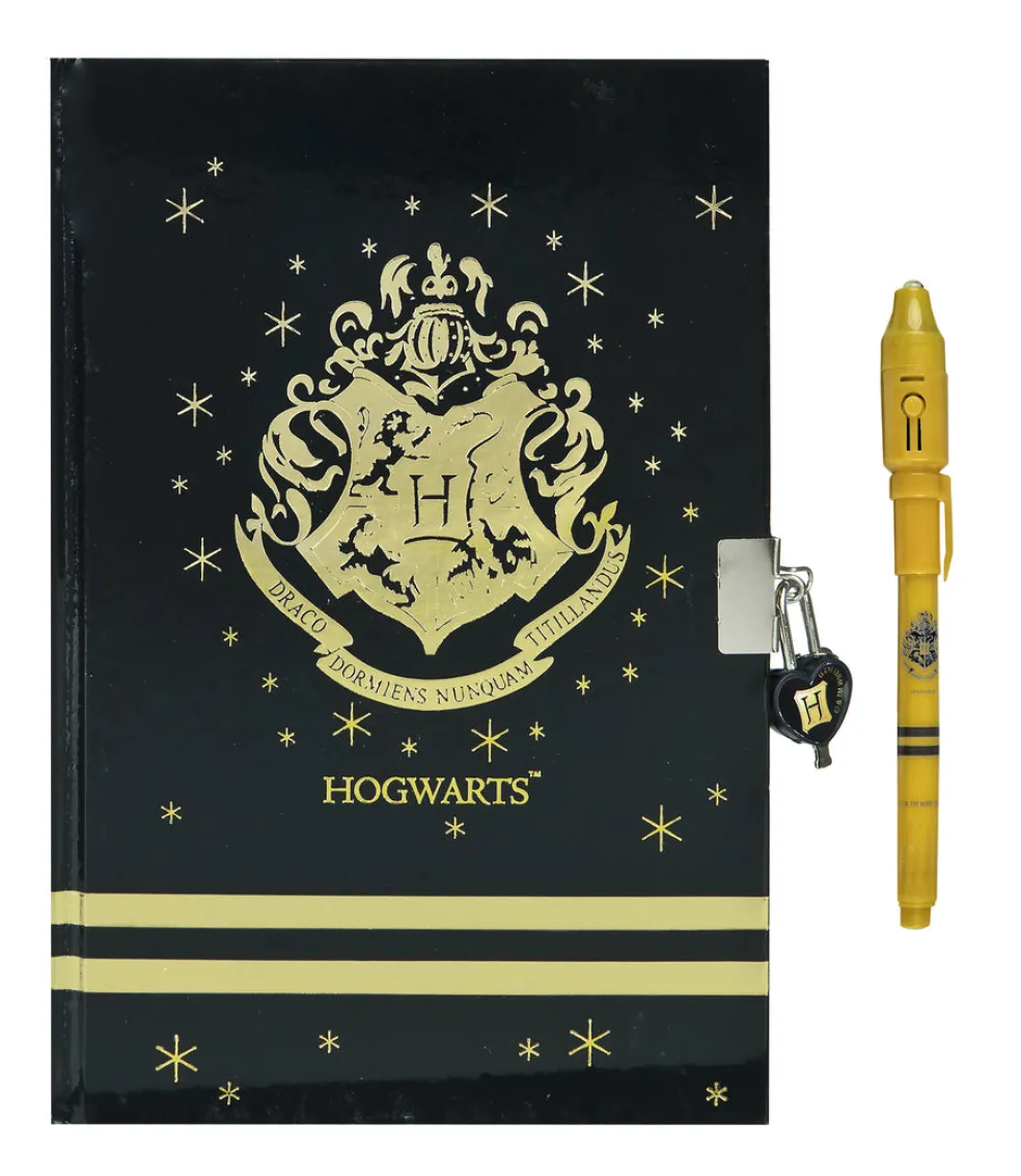 Lukollinen päiväkirja UV-kynällä Harry Potter