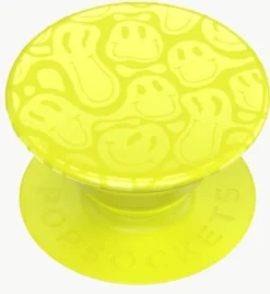 Älypuhelimen pidike Neon Smiley Melt PopSocket