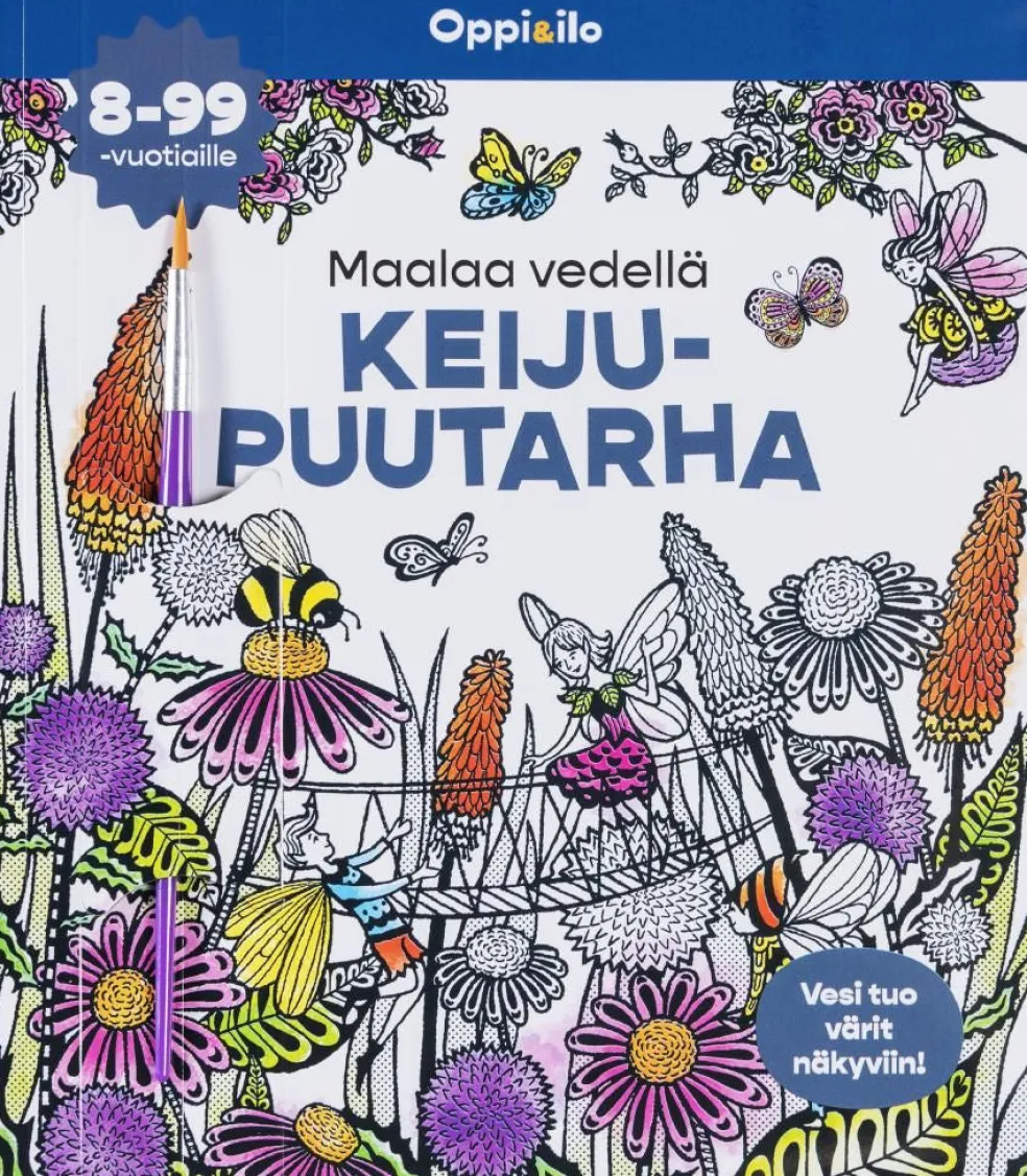 Maalaa vedellä! Keijupuutarha -puuhakirja 8-99 v