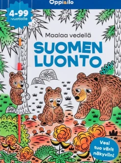Maalaa vedellä Suomen luonto -puuhakirja 4-99 v