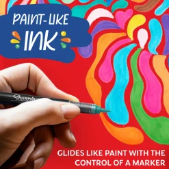 Maalikynä sivellinkärjellä 5 kpl Sharpie