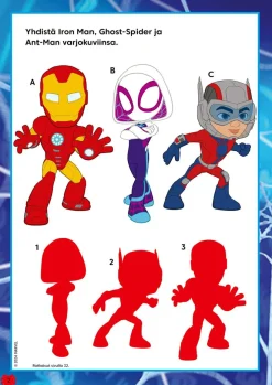 Marvel Spidey ja hänen mahtavat ystävänsä Ensimmäinen puuhakirjani