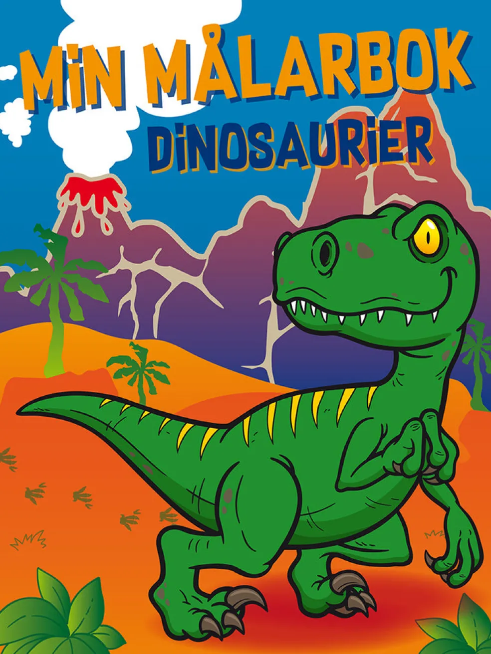 Min målarbok : dinosaurier