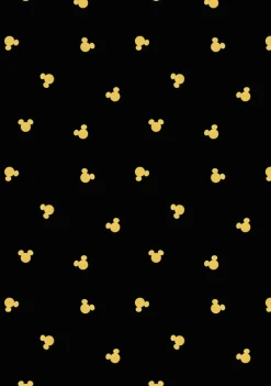 Muistikirja A5 Disney Mikki Hiiri musta/kulta