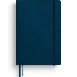 Muistikirja A5 Leuchtturm1917 Hard Deep Sea plain, kovakantinen blanco