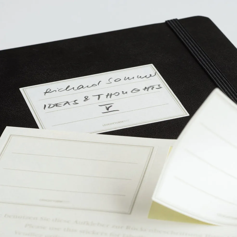 Muistikirja A5 Leuchtturm1917 Hard Lemon dotted, kovakantinen pistesivut