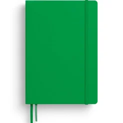 Muistikirja A5 Leuchtturm1917 Hard Spring Leaf ruled, kovakantinen viivallinen