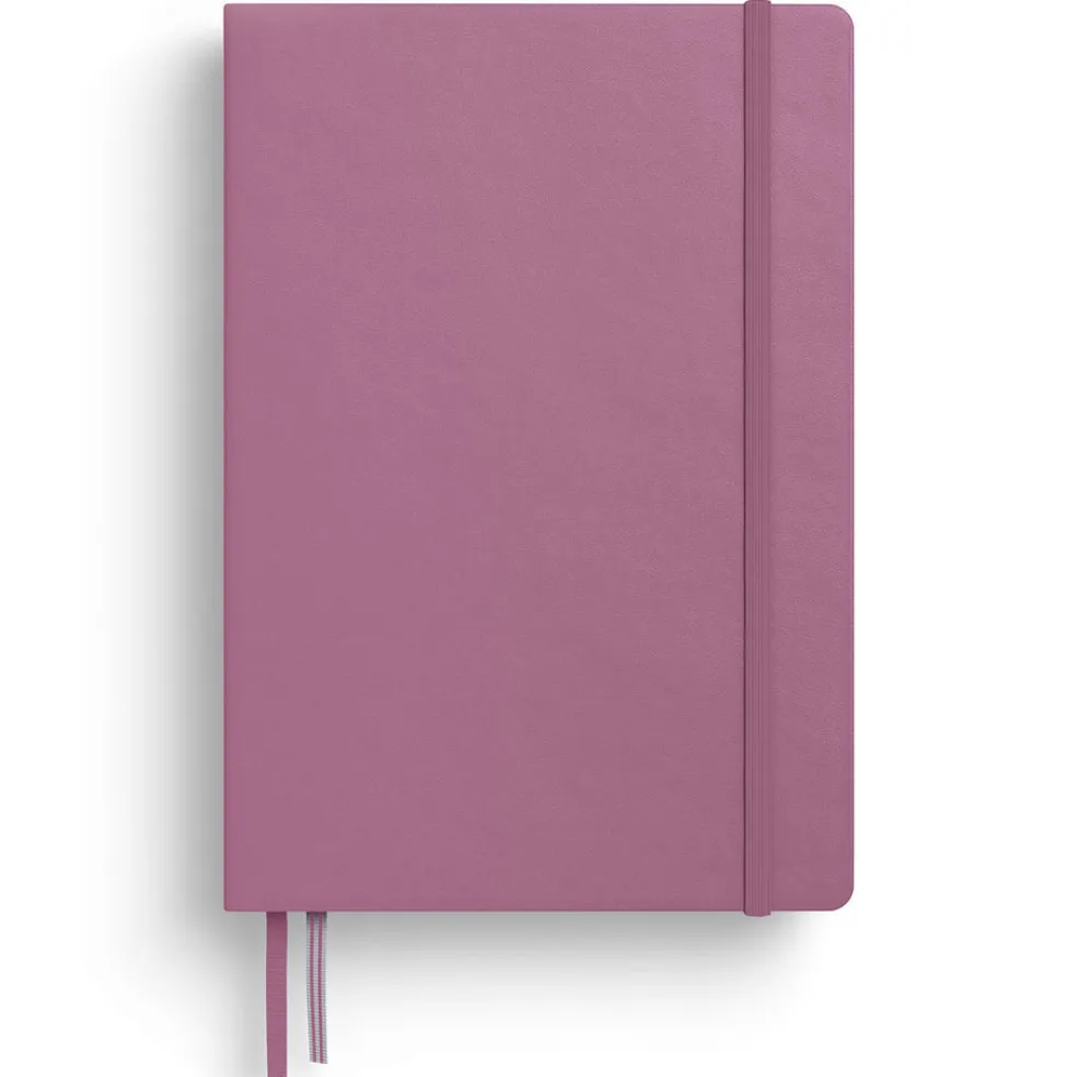 Muistikirja A5 Leuchtturm1917 Hard Dusty Rose plain, kovakantinen blanco