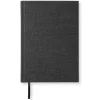 Muistikirja A5/256s Paperstyle Transparent black viivallinen