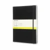 Muistikirja Moleskine XL Plain Hard Black 19x25cm, blanko musta
