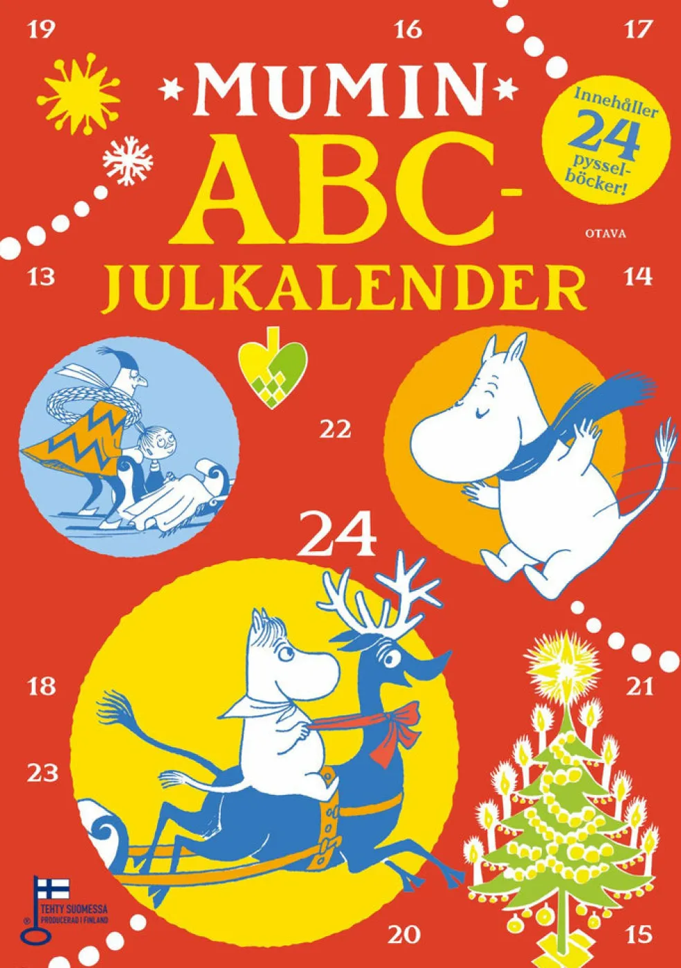 Mumin Julkalender med pysselböcker