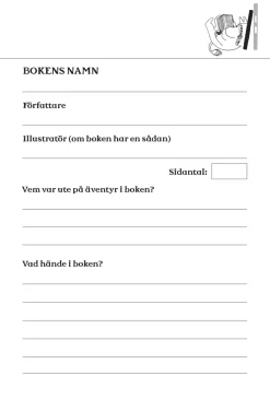 Mumin Läsdagbok - för barn